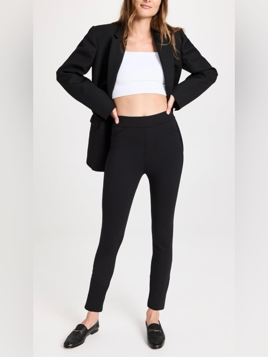 Spanx Pants - Spanx The Perfect Pant, Ankle Backseam Skinny in Classic Black - Size Medium
